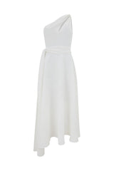 Asymmetric Midi Dress