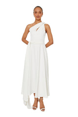 Asymmetric Midi Dress