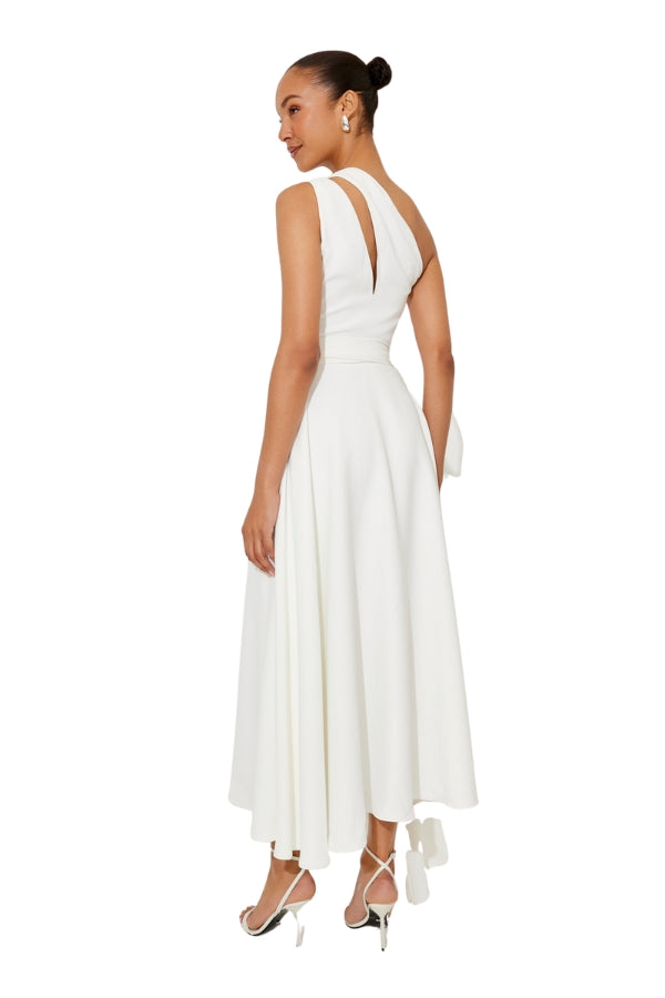 Asymmetric Midi Dress
