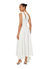 Asymmetric Midi Dress