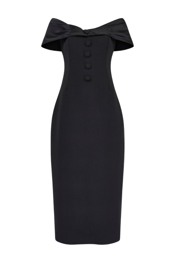 Bow Midi Dress