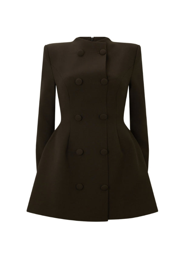 Button Mini Dress