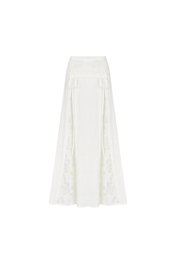 Jolie Maxi Skirt in Céleste