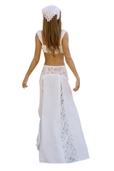 Jolie Maxi Skirt in Céleste