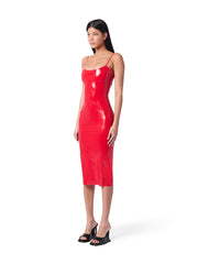 Whistle Latex Midi Dress