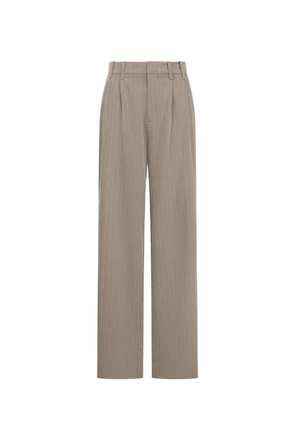Pinstripe Tailored Trousers
