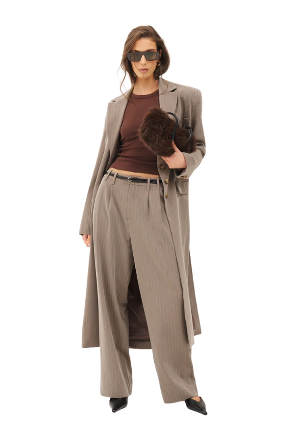 Pinstripe Tailored Trousers