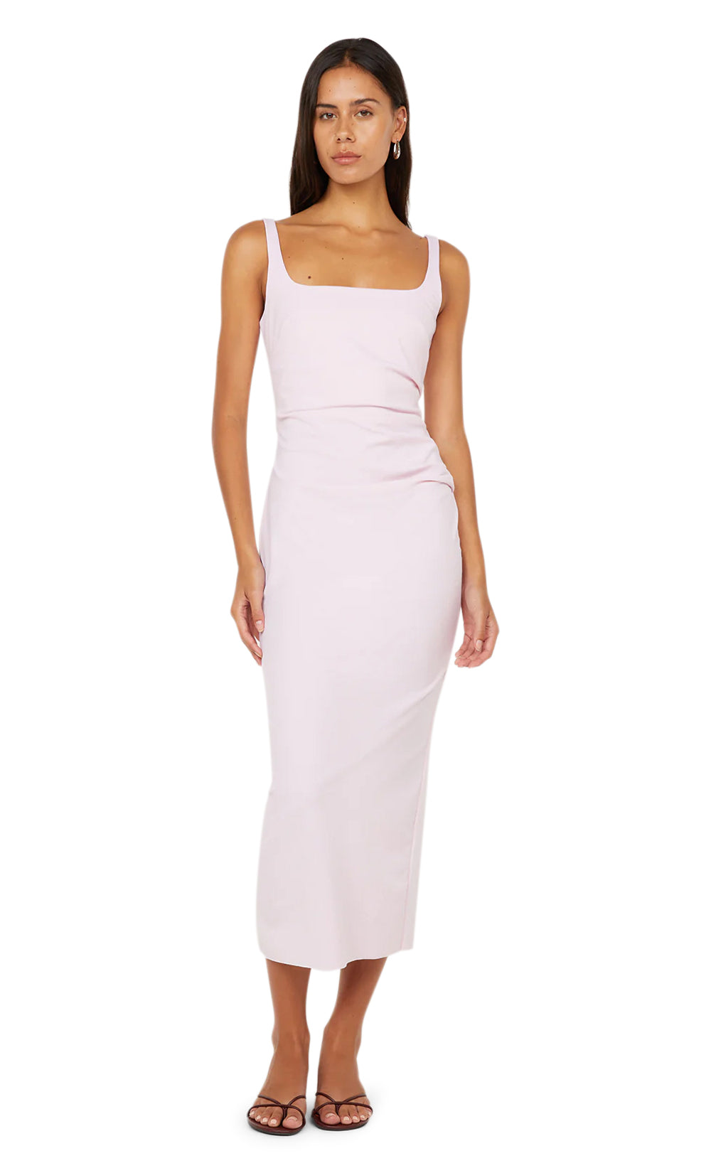 Aveline Tuck Midi Dress