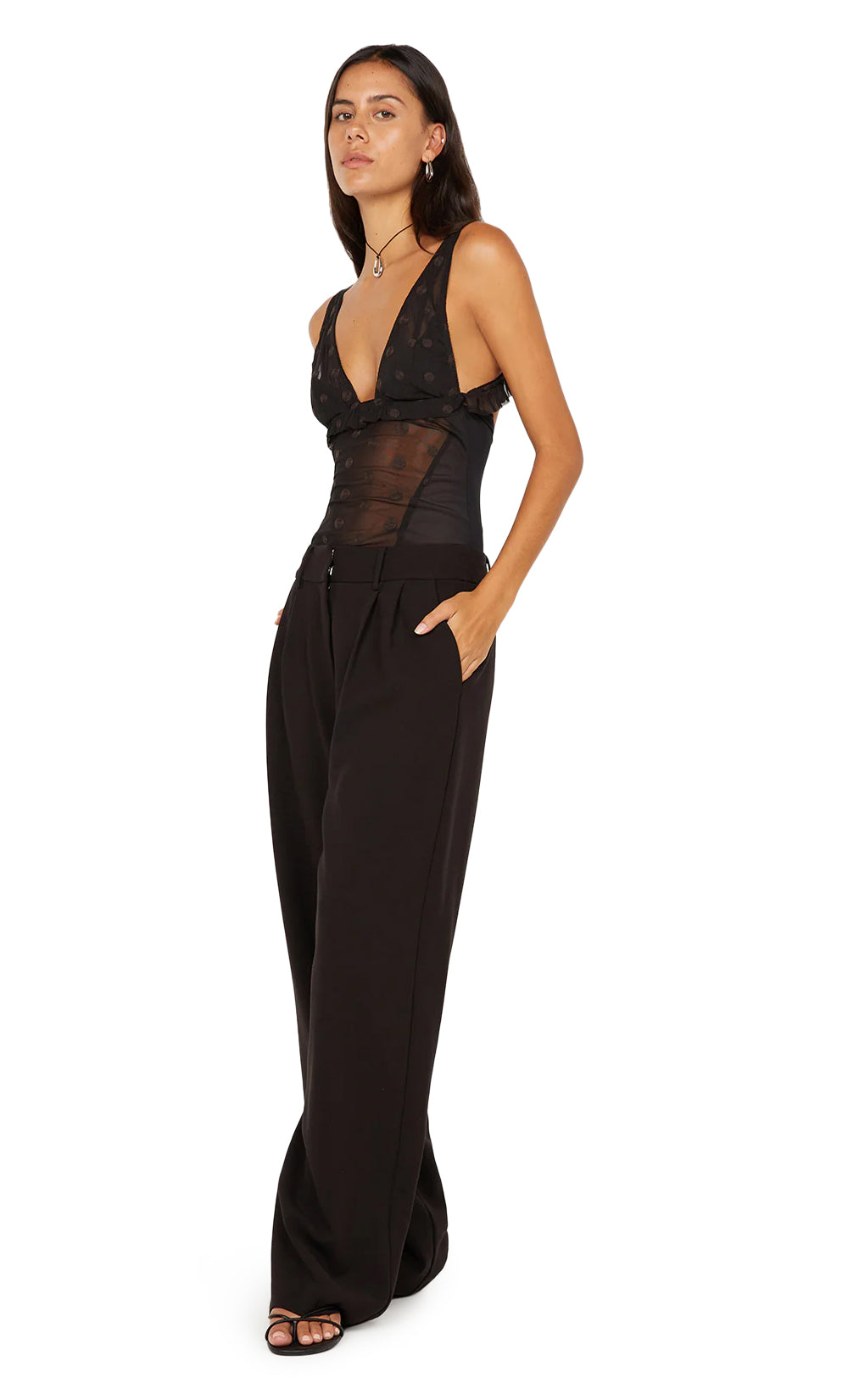 Karla V Neck Top