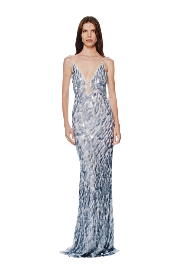 Sapphire Sequin Dress