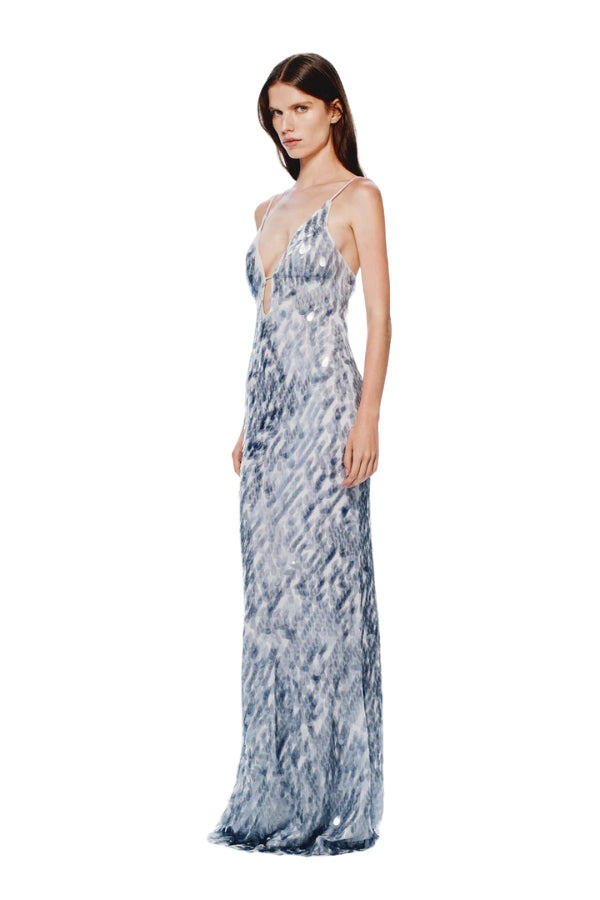 Sapphire Sequin Dress