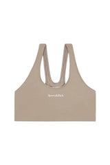 Serif Logo Sport Bra
