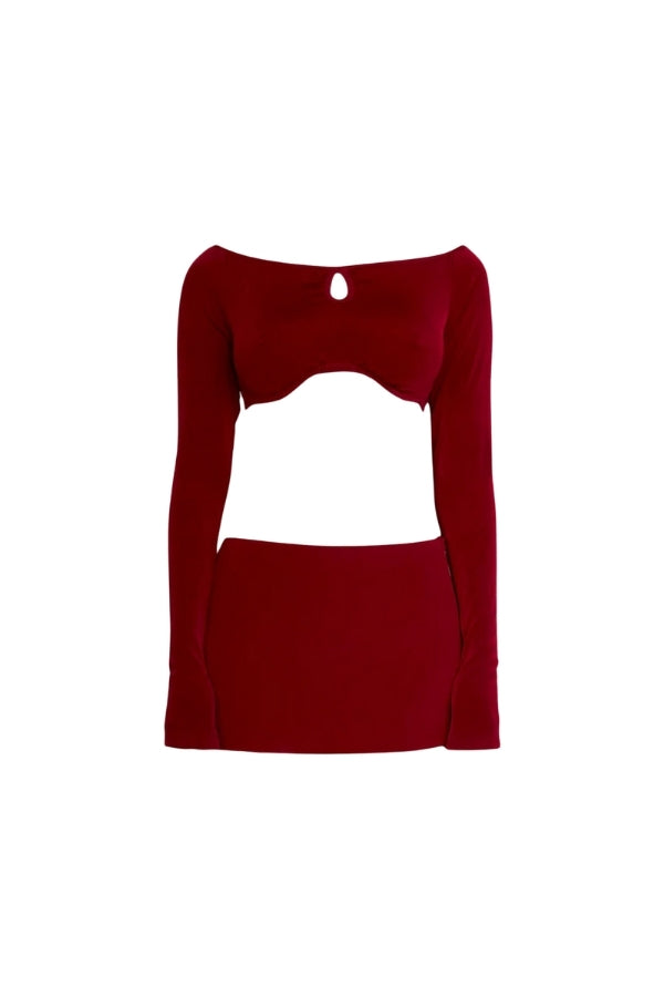 Mid Rise Mini Skirt