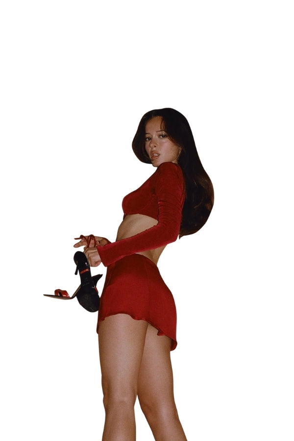 Mid Rise Mini Skirt