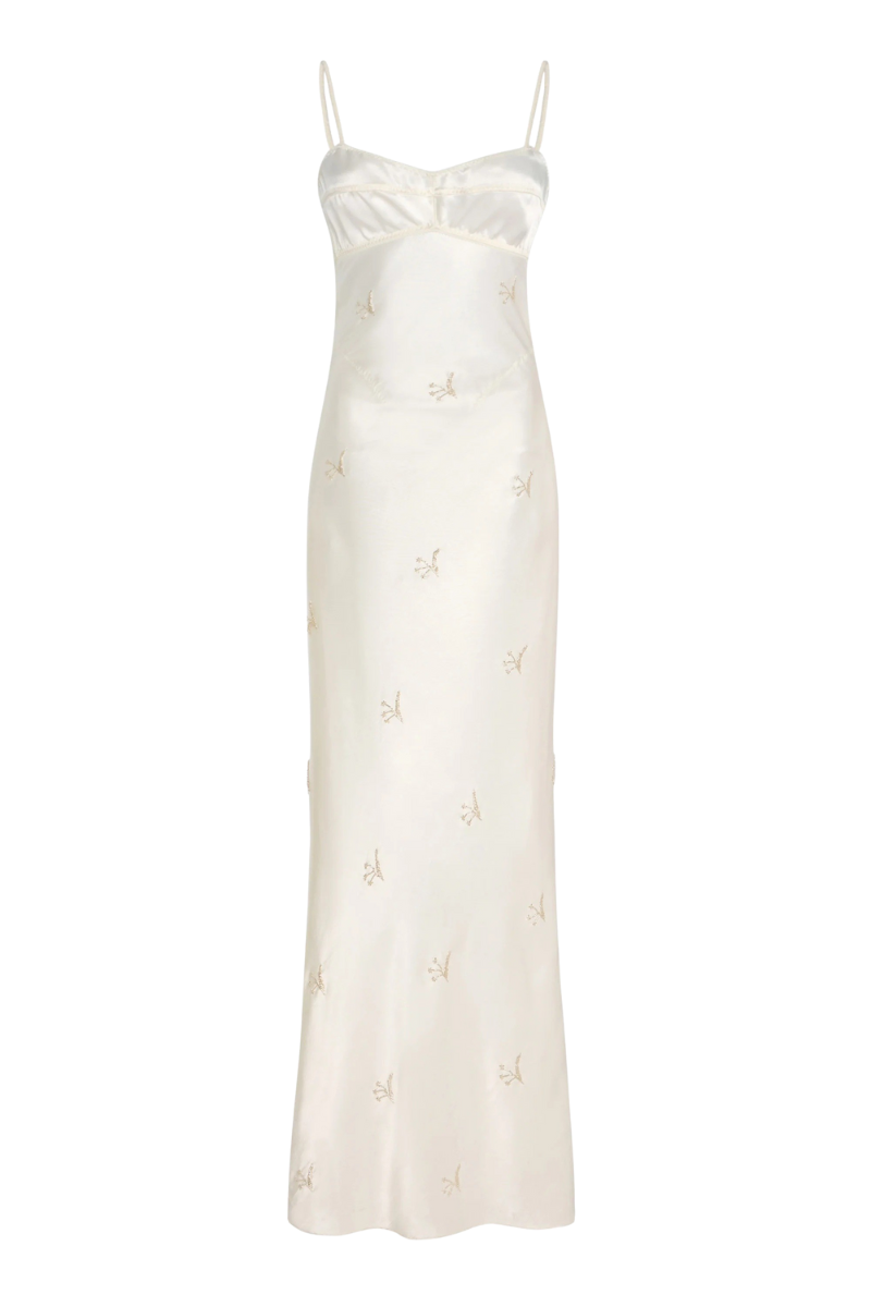Maxi Beaded Waterlily Dress