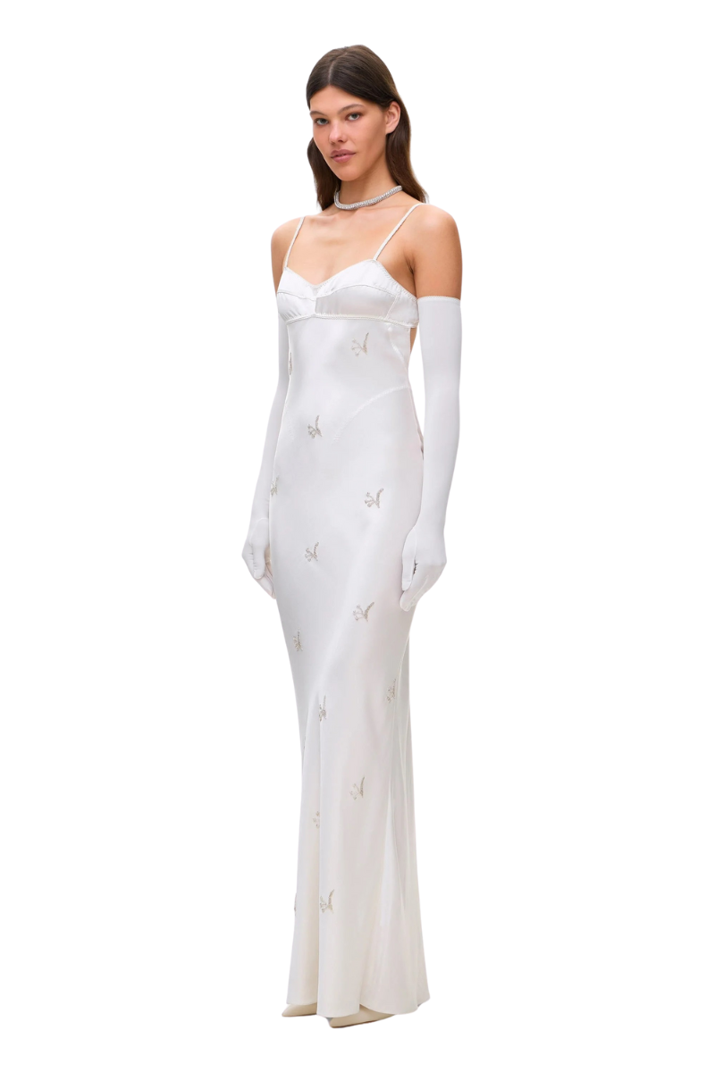 Maxi Beaded Waterlily Dress