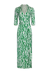 Abigail Silk Jersey Maxi Wrap Dress — packshot