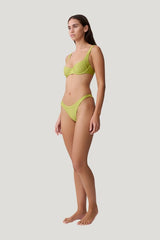 Abra Underwire Apex Bikini Top — model side