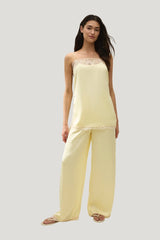 Adnina Pant Lucia Lace — model front