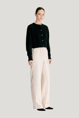 ALERA LDS Silk twill trousers — model side