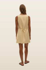 Alondra Mini Dress Daffodil — model back
