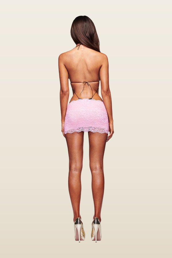 Amber Lace Bodysuit — model back
