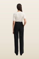 Amel Tailored Trousers, — model back