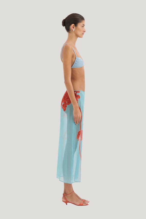 Amelie Midi Skirt — model side