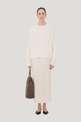 ANTON Cashmere sweater — model front