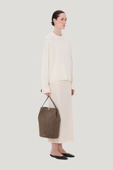 ANTON Cashmere sweater — model side