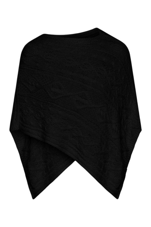 Aspen Cotton Knit Poncho — packshot