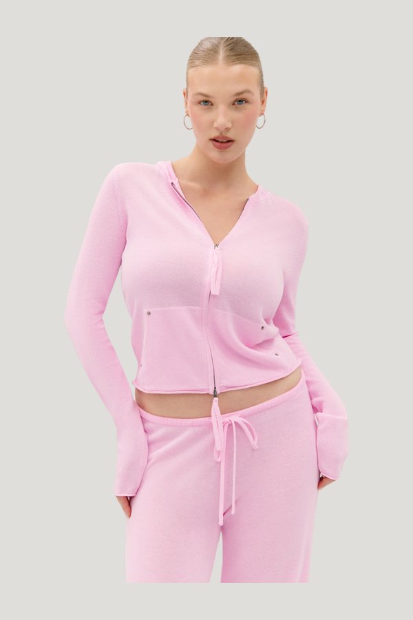 Atlas Zip Up Hoodie — model side