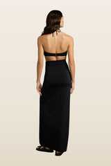 Ava Wrap Beach Skirt — model back