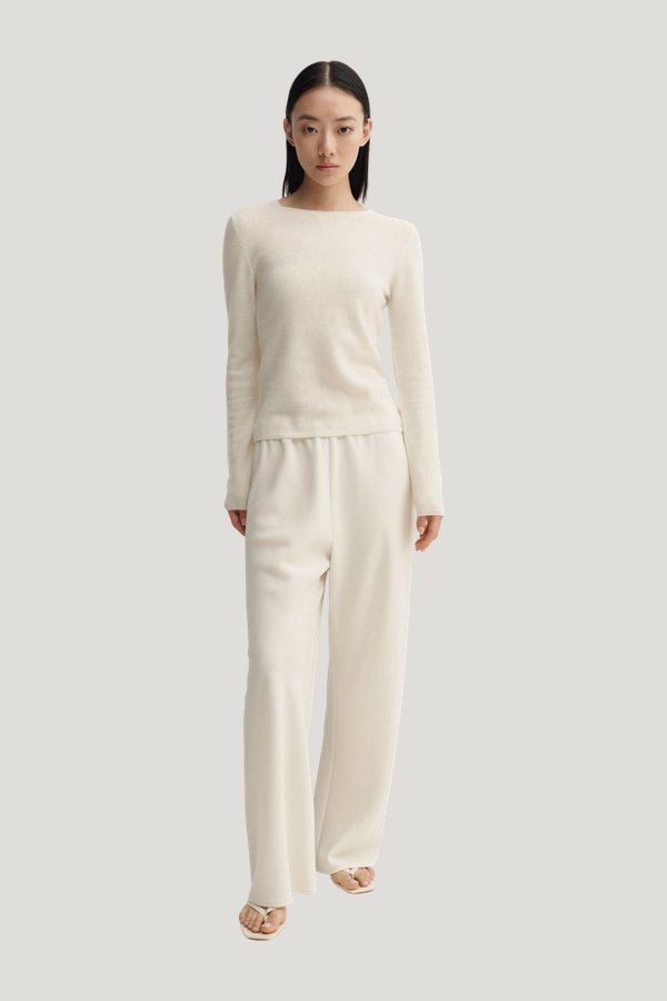 Awa Crewneck Sweater, — model front