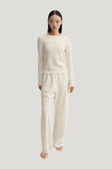 Awa Crewneck Sweater, — model front