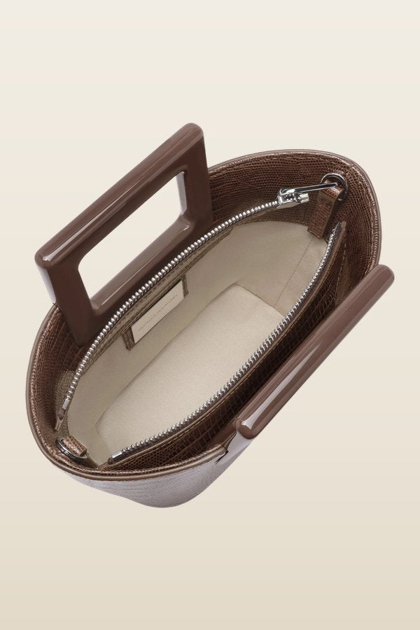 Baby Riviera In Brown Lizard-Effect — model back