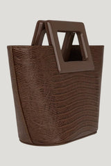 Baby Riviera In Brown Lizard-Effect — model front
