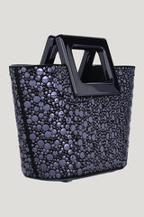 Baby Riviera In Gunmetal Studs — model front