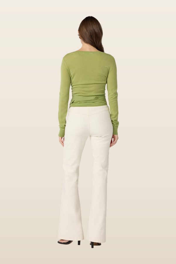 Ballerina Wrap Top — model back
