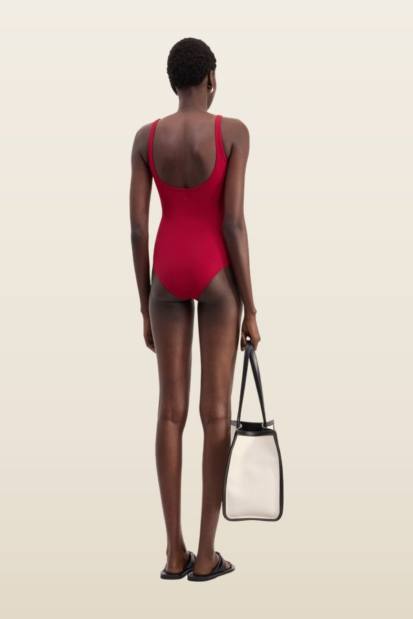 BALTI Zipped swimsuit — model back