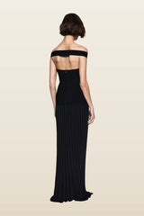 Bandage Knit Dress — model back