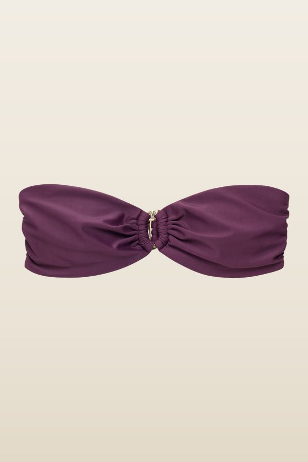 Bandeau Ring Detail Bikini Top — model back