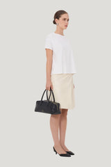 BASILUZZO LDS Boxy fit T-shirt — model side