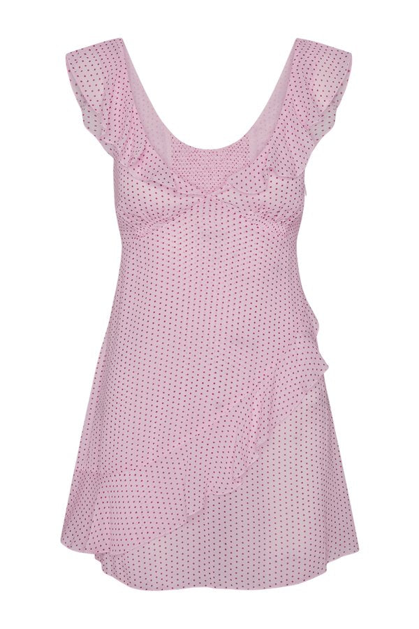 Be Mine Chiffon Mini Dress - Love Drop — packshot