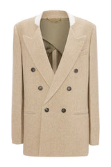 Beatrice Jacket In Camel Melange — packshot