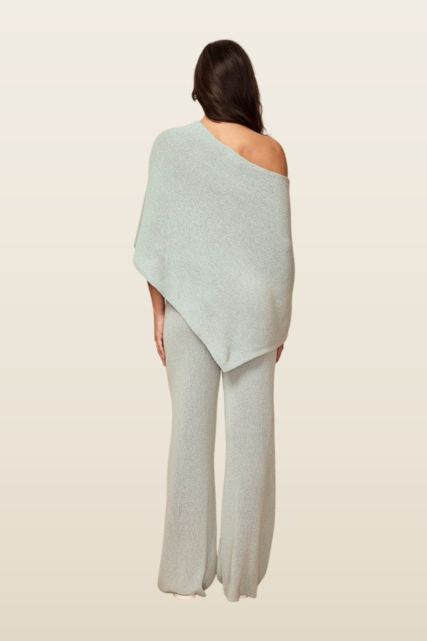 Belize Pant Open Knit - Light Slate — model back