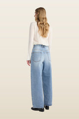 Berber - Barrel leg denim | classic — model back