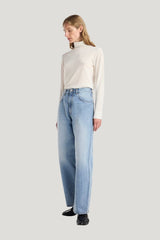 Berber - Barrel leg denim | classic — model side