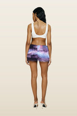 Smoothie skort in Berry — model back