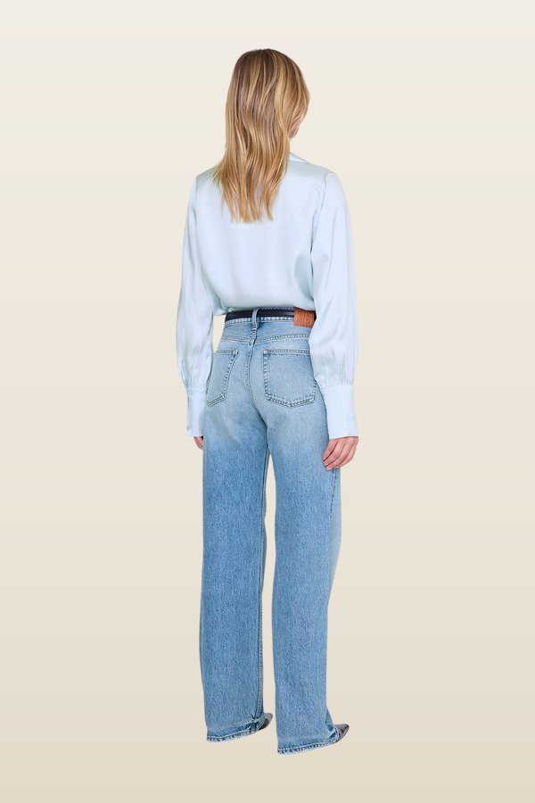 Bethany Shirt - Pale Blue — model back